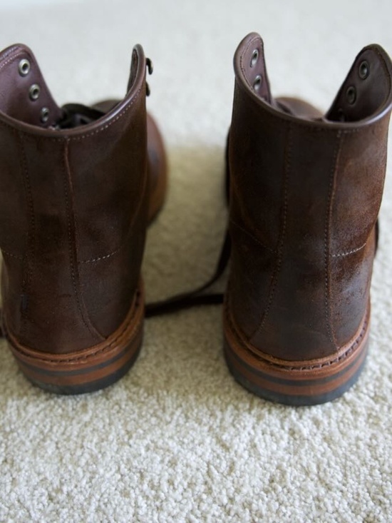 Allen Edmonds Higgins Mill Weather-ready boot Brown Waxed Suede 10.5D main image 5